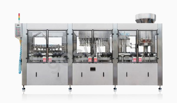 沖瓶、灌裝、充氮、打塞四聯機(負壓) 沖瓶、灌裝、充氮、打塞四聯機(負壓)